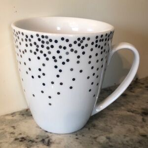 Elegant White and Gold  Polka Dot Mug